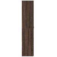 Archiefkast 60x32x153 cm bewerkt hout bruin eikenkleur 5