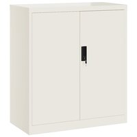Archiefkast 79x40x90 cm staal wit 2