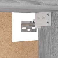 Kledingkast 100x32,5x35 cm bewerkt hout grijs sonoma eikenkleur 6