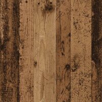 Kledingkast 100x32,5x35 cm bewerkt hout oud houtkleurig 8