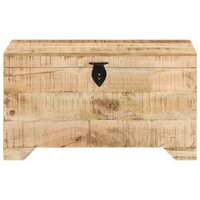 Opbergkist massief ruw mangohout 2