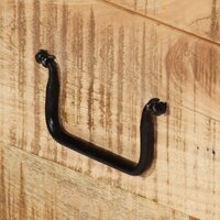 Opbergkist massief ruw mangohout 8