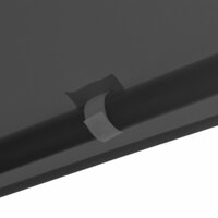 Prieel 180 g/m&sup2; 4x4x3 m antracietkleurig 4