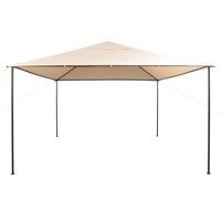 Prieel 4x4 m staal beige   2