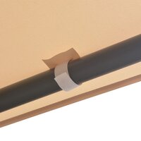 Prieel 4x4 m staal beige   4