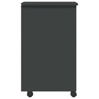 Ladekast MOSS verrijdbaar massief grenenhout grijs 6