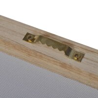 Canvas muurdruk set zandstrand met hangmat 200 x 100 cm 3