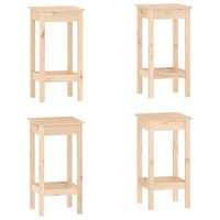 5-delige Barset massief grenenhout 5