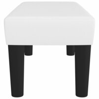 Bankje 70x30x30 cm kunstleer wit 4