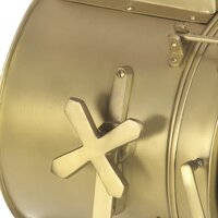 Vloerlamp driepoot 193 cm massief mangohout      7