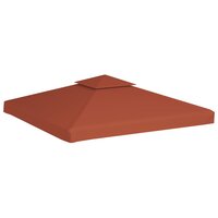 Prieeldak 2-laags 310 g/m&sup2; 3x3 m terracottakleurig 2