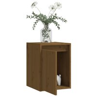 Wandkast 30x30x40 cm massief grenenhout honingbruin 4