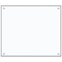 Spatscherm keuken 70x60 cm gehard glas transparant 2