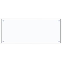 Spatscherm keuken 100x40 cm gehard glas transparant 2