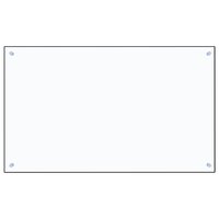 Spatscherm keuken 100x60 cm gehard glas transparant 2