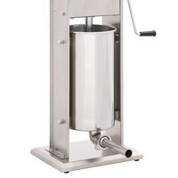 Worstenvuller handmatig 15 L roestvrij staal zilverkleurig  5