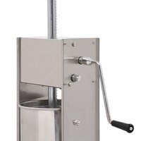 Worstenvuller handmatig 15 L roestvrij staal zilverkleurig  6