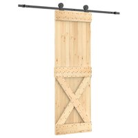 Schuifdeur met beslag 70x210 cm massief grenenhout 2
