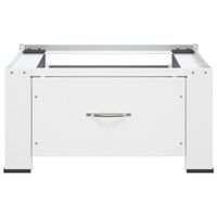 Wasmachineverhoger met lade wit 3