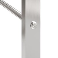 Haardhoutrek 80x28x86 cm roestvrij staal 6