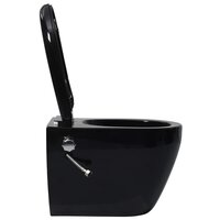 Hangend toilet randloos met verborgen stortbak keramiek wit  7