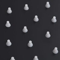 Regendouchekop vierkant 50x50 cm roestvrij staal zwart 5