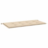 Tuinbankkussen 100x50x3 cm oxford stof beige 2