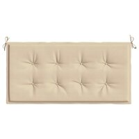 Tuinbankkussen 100x50x3 cm oxford stof beige 4