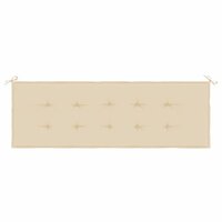 Tuinbankkussen 150x50x3 cm oxford stof beige 4
