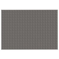 Verzwaringsdeken 155x220 cm 7 kg stof grijs 3