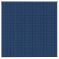 Verzwaringsdeken 200x200 cm 13 kg stof blauw 3