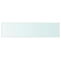 Wandschap transparant 60x15 cm glas 2
