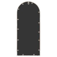 Tuinspiegel 100x45 cm ijzer zandkleurig 4