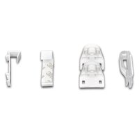 Duo rolgordijn 120 x 175 cm wit 3