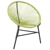 Tuinstoel Acapulco poly rattan groen 2