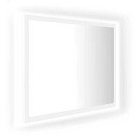 Badkamerspiegel LED 60x8,5x37 cm acryl wit 2