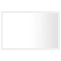 Badkamerspiegel LED 60x8,5x37 cm acryl wit 3