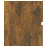 Wastafelkast 90x38,5x45 cm bewerkt hout gerookt eikenkleurig 8