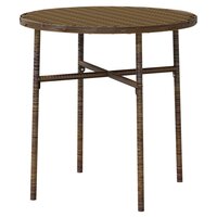 3-delige Tuinset poly rattan bruin 5