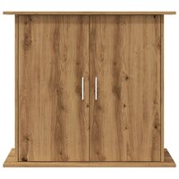 Aquariumstandaard 81x36x73cm bewerkt hout artisanaal eikenkleur 4