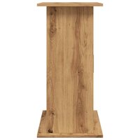 Aquariumstandaard 81x36x73cm bewerkt hout artisanaal eikenkleur 5