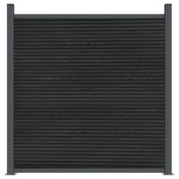 Schuttingpaneel 1391x186 cm HKC grijs 5