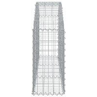 Schanskorf gewelfd 150x30x60/80 cm gegalvaniseerd ijzer 4