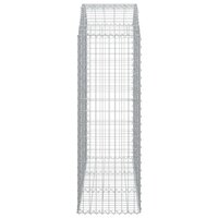 Schanskorf gewelfd 150x50x140/160 cm gegalvaniseerd ijzer 4