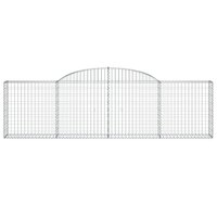 Schanskorf gewelfd 300x30x80/100 cm gegalvaniseerd ijzer 3