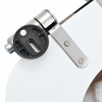 Toiletbrillen 2 st met soft-close deksels MDF mosselontwerp 8