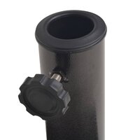 Parasolvoet halfrond 9 kg hars bronskleurig 6