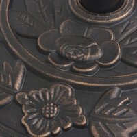 Parasolvoet halfrond 9 kg hars bronskleurig 7