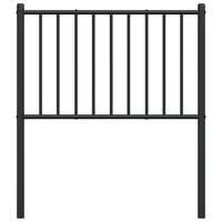 Hoofdbord metaal zwart 80 cm 5