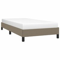 Bedframe zonder matras 90x190 cm stof taupe 3